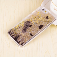 Flowers Butterflies Gold iPhone 6 Plus 6S Plus Phone Case