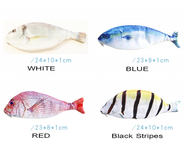 Ocean Fishes Sea Life Soft Fabric Cute Pencil Cases Cosmetics Make Up Bags Pen Pouches