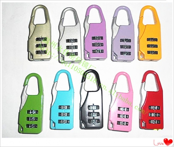 3 Digit Combination Luggage Code Locks Travel Suitcase Bag Security Padlocks