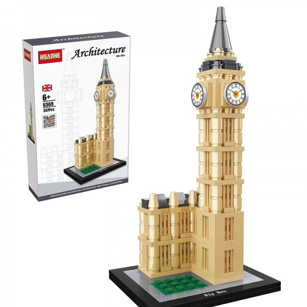 Big Ben London World Famous Landmarks Architecture Building Bricks Toys Construction Blocks Kits