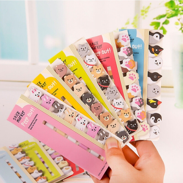 Cute Mini Sticky Notes Sticky Note Pad Bookmark Memo Index Tab Page Markers