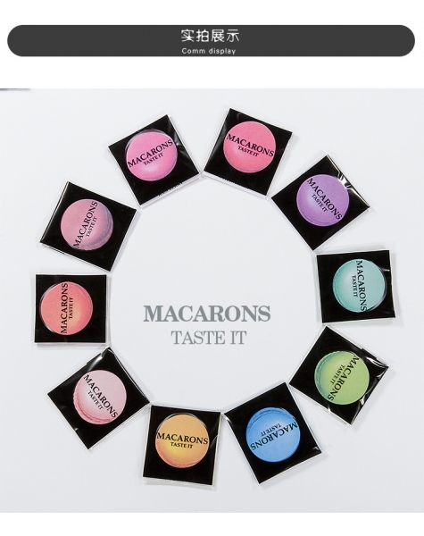 Cute Macaroons Novelty Dessert Food Shape Sticky Notes Pad Bookmark Memo Index Tab Page Markers