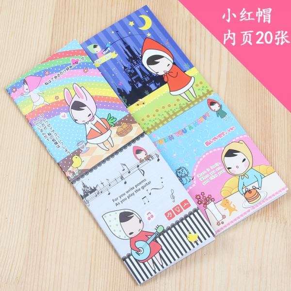 4pk Cute Little Girls Mini Notebooks Lined Note Books Small Notepads Memo Pads