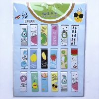 18pc Summer Fruits Watermelon Strawberry Magnetic Bookmarks Magnet Book Markers