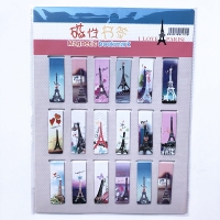 18pc Paris Eiffel Tower Magnetic Bookmarks For Books Book Markers With Magnet