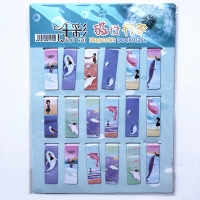 18pc Girl Dolphin Whale Seaside Holiday Magnetic Bookmarks Magnet Book Markers