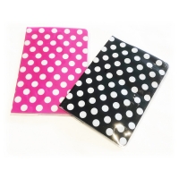 Polka Dots Patterned Cute Passport Cover Travel ID Holder Wallet Protector Case