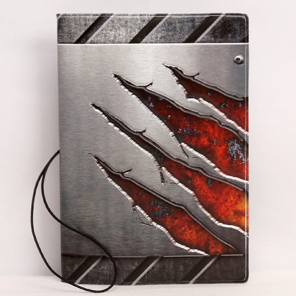 Dinosaur Claw Marks Cool Passport Cover Travel ID Holder Case With Elastic Band