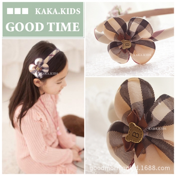 Classical Fabric Four Petals Flower Headband