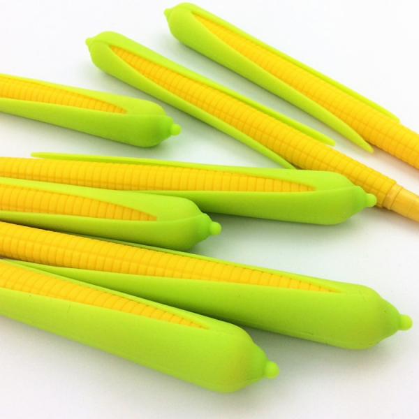 Sweet Corn Vegetable Shaped Novelty Ballpoint Gel Pens Cute School Supply Party Gift Bag Fillers