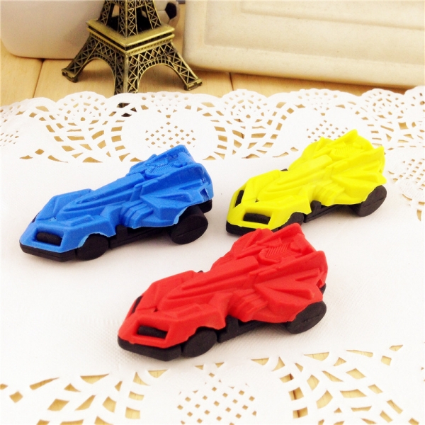 Cool F1 Race Cars Cute Puzzle Erasers Novelty Fun Boys Rubbers Party Gift Bag Fillers