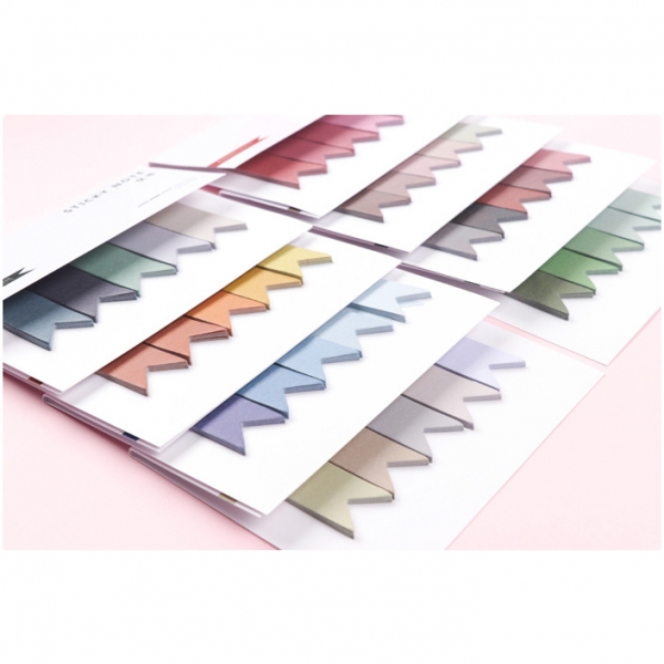 Rainbow Colour Cute Mini Sticky Notes Pad Bookmark Memo Index Tab Page Markers