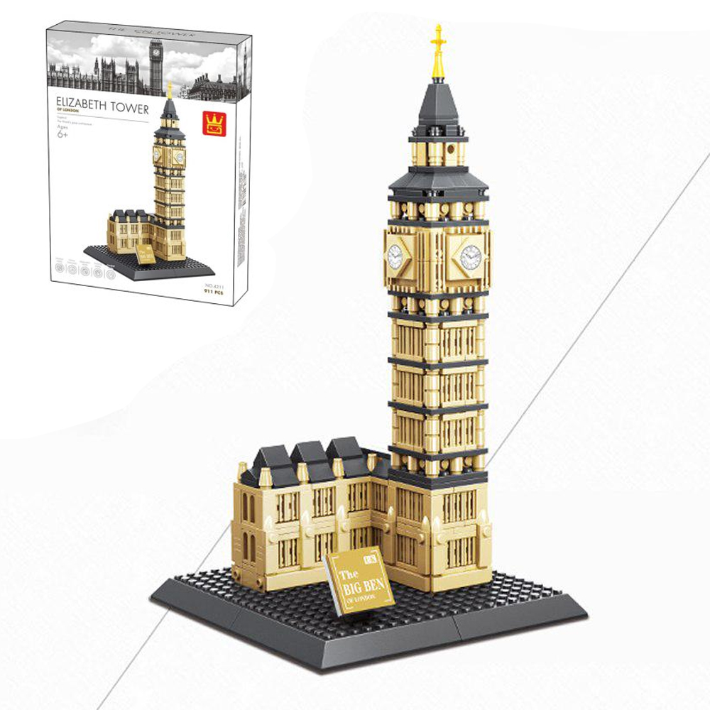 Big Ben London World Famous Landmarks Architecture Building Bricks Toys ...