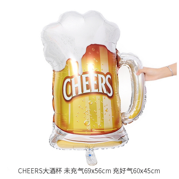 Cheers Beer Cup 69cm x 56cm