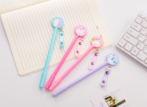 Cute Unicorn Novelty Animals Ballpoint Gel Pens Kids Party Gift Bag Fillers