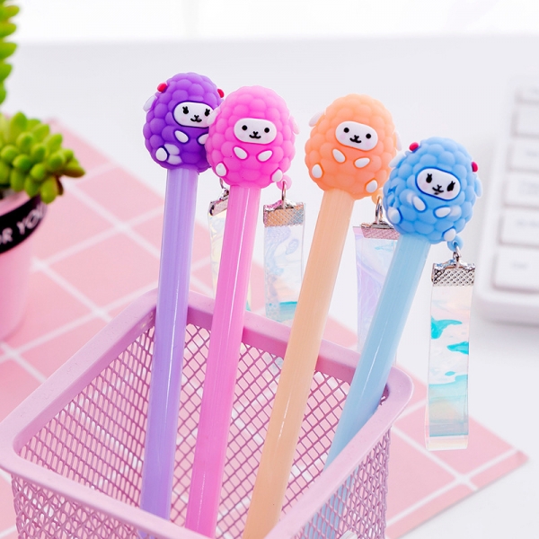 Cute Sheep Novelty Animals Ballpoint Gel Pens Kids Party Gift Bag Fillers