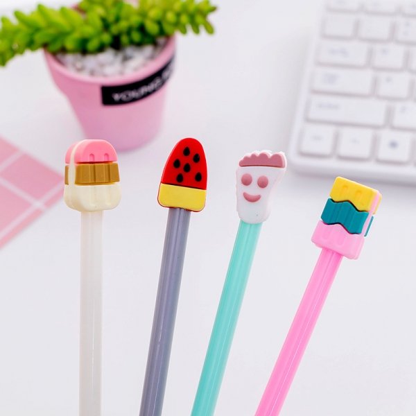 Cute Ice Lolly Ice Cream Novelty Ballpoint Gel Pens Kids Party Gift Bag Fillers