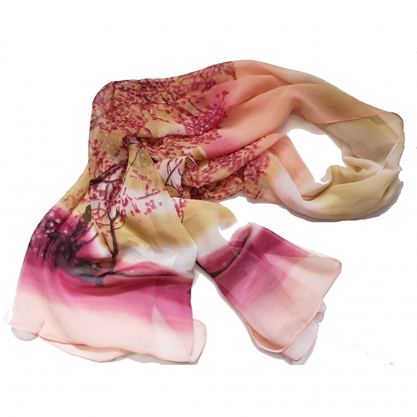 160cm 50cm Flowers Floral Fashion Ladies Scarves Chiffon Scarf Womens Shawls X116