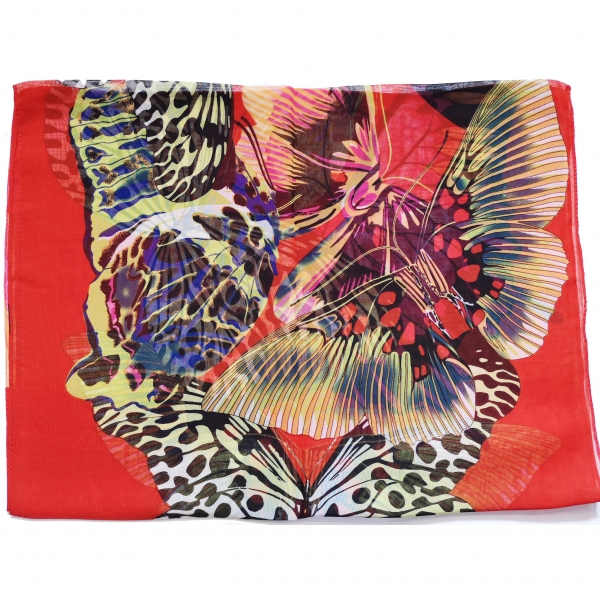 160cm 50cm Large Butterfly Flowers Floral Fashion Ladies Scarves Chiffon Scarf Womens Shawls X151