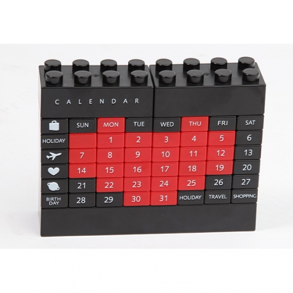 Freestanding Puzzle Calendar Building Bricks  Toy Construction Blocks Kits