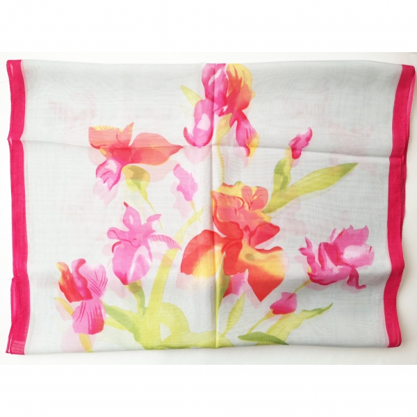 160 50cm Flowers Floral Fashion Ladies Scarves Chiffon Scarf Womens Shawls X323