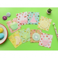 8pk Summer Fruits Apple Banana Strawberry Cherry Watermelon Sticky Notes Pad