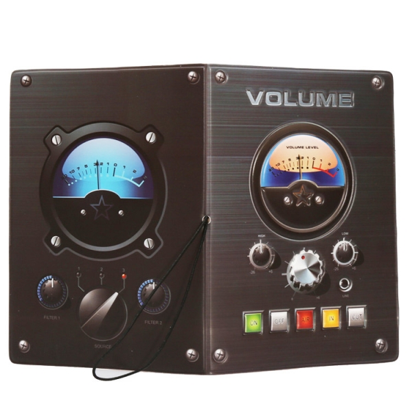 Vintage Style Radio Passport Cover Travel ID Holder Wallet Case Elastic Band