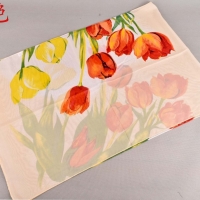 Large Tulip Flowers Fashion Floral Scarves Chiffon Scarf Womens Shawls X401