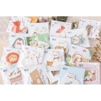 Cute Animals Flowers Cats Lifestyle Mini Notepad Notes Pad Pocket Memo Pad