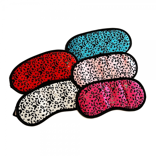 Leopard Pattern Sleep Masks Lightweight Eyeshade Comfortable Eye Mask Travel Nap