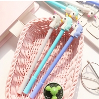 4-12pc Cute Unicorns Ballpoint Gel Pens Funky Kids Party Gift Bag Fillers
