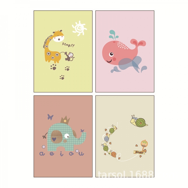 4pk Elephant Whale Giraffe Snail Cute Mini Notebooks Small Notepads Notes Pad Pocket Memo Pads