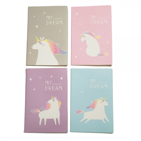Rainbow Unicorn A5 Notebooks Girls Cute Lined Note Books