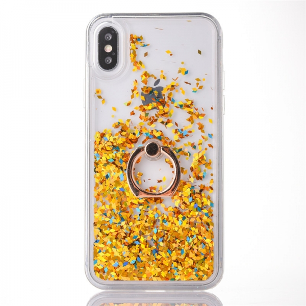Floating Stars Gold iPhone 7 Plus 8 Plus Phone Case