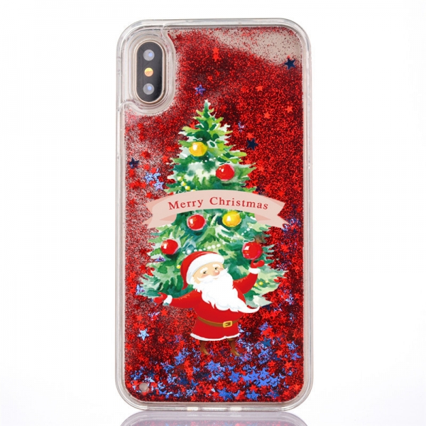 Xmas Santa Claus Christmas Tree Red iPhone 6 Plus 6S Plus Phone Case