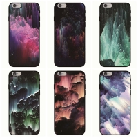 Galaxy Night Sky Silicone Rubber Soft Phone Cover iPhone 6 6S 7 8 Plus X XR XS Max