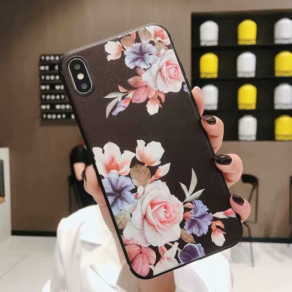 Elegant Flowers B iPhone XS MAX Phone Case