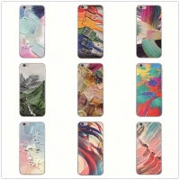 Arts Painting Silicone Rubber Soft Phone Case Cover iPhone 6 6S 7 8 Plus X XR XS Max