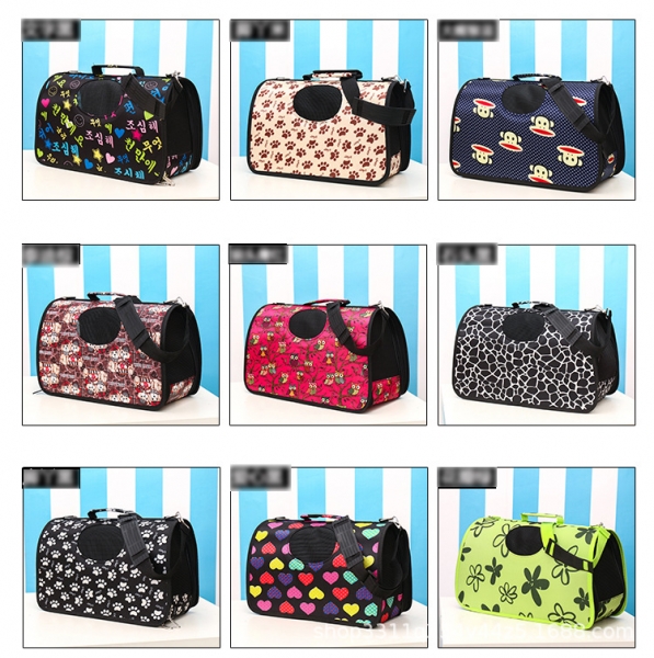 Ventilated Travel Bag Cat Carrier Soft Crate For Puppy Dog Small Medium Large