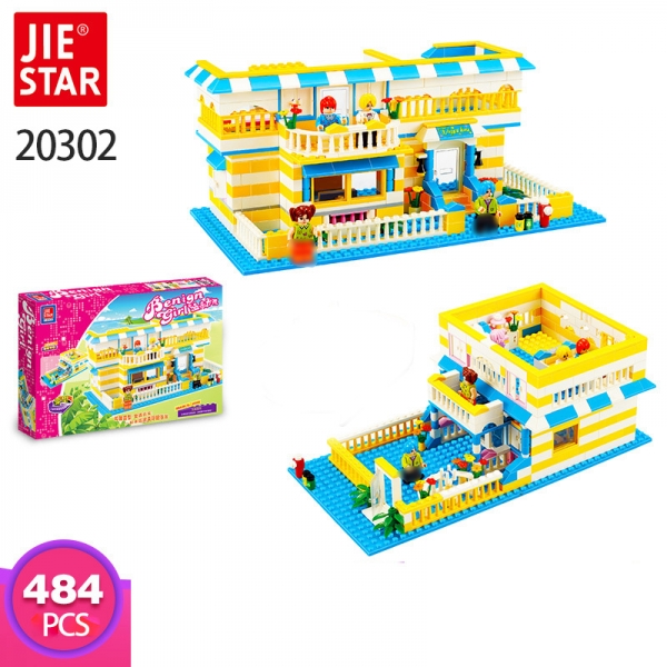 Luxury Home Party Large House Mansion Building Bricks Toys Construction Blocks Kits