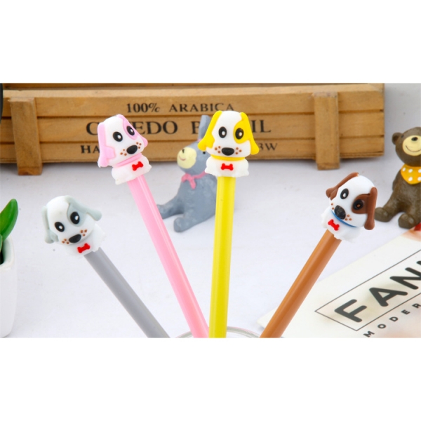 4-12pc Puppy Dogs Ballpoint Gel Pens Cute Funky Kids Party Gift Bag Fillers
