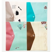 Cute Fish Fashion A4 Plastic Document Wallets File Folders Filing Paper Storage