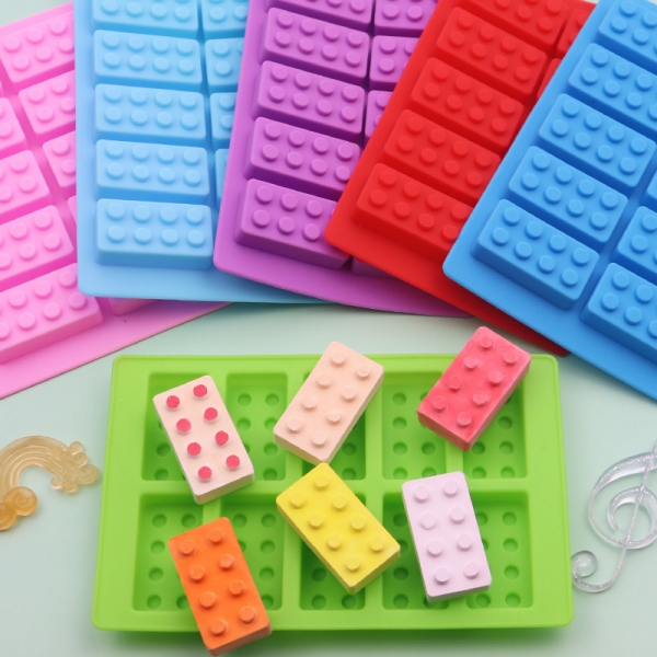 Building Bricks Construction Blocks Silicone Mould Chocolate Fondant Jelly Mold