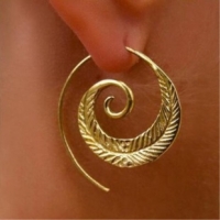 Fashion Leafe Gold Earrings