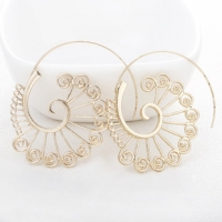 Peacock Feather Fashion Earrings