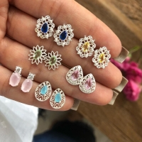 Diamanteb Bohemia Style Set Earrings