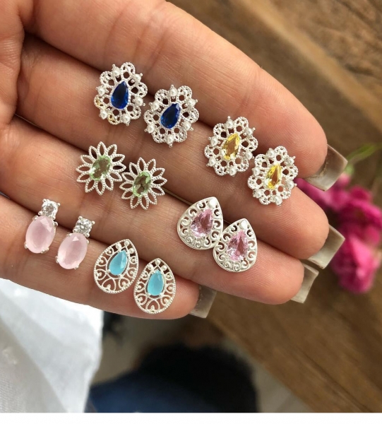 Diamanteb Bohemia Style Set Earrings