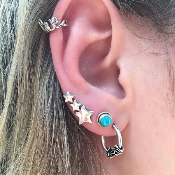 Bohemia Style Set Turquoise Earrings