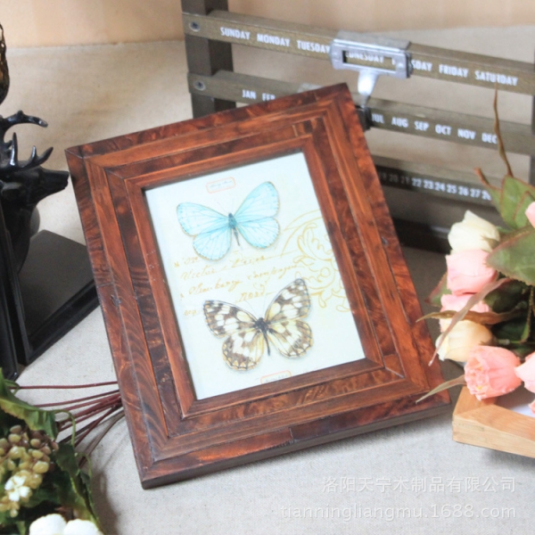 6x4 Luxury Oak Colour Photo Frams