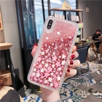 Floating Stars Pink iPhone XR Phone Case
